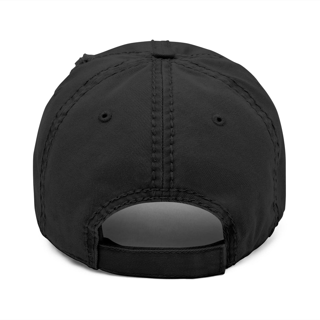 Distressed Embroidered Kwit Hat