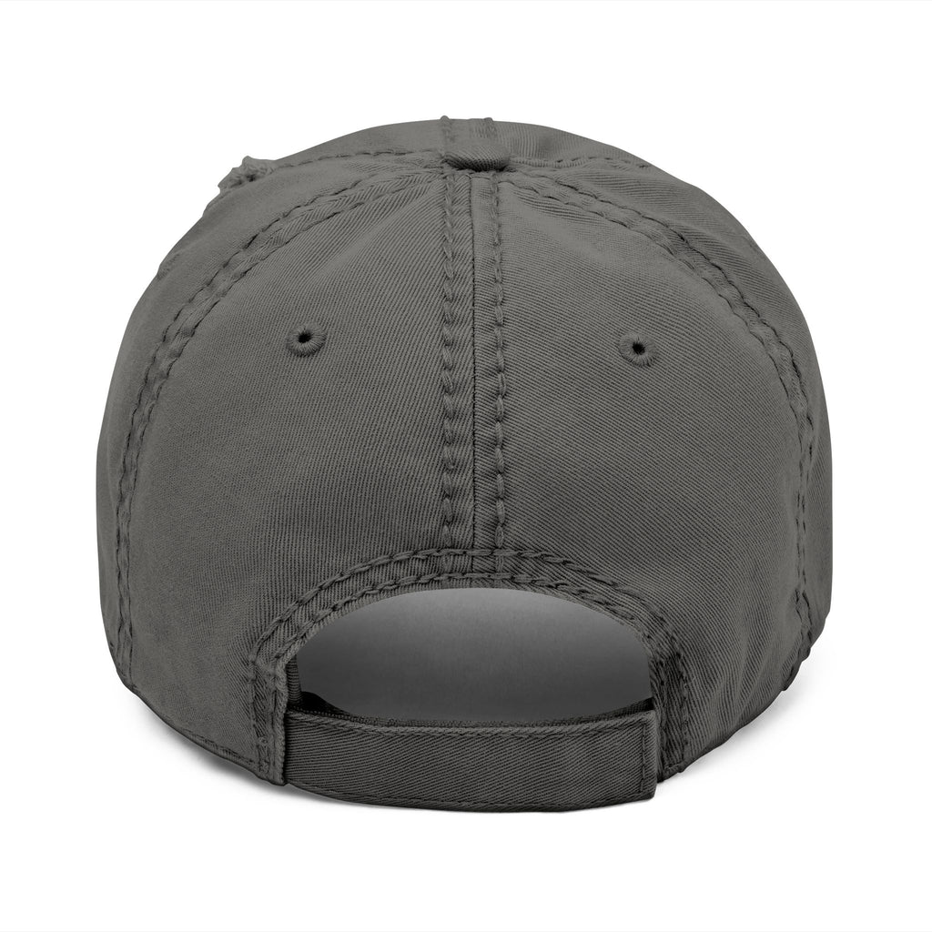 Distressed Embroidered Kwit Hat